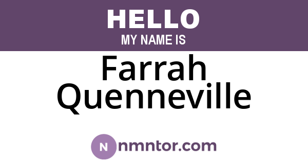 Farrah Quenneville
