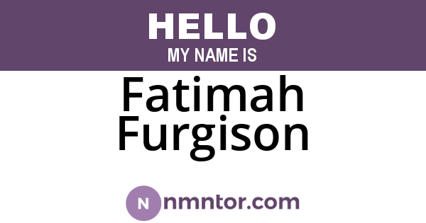Fatimah Furgison