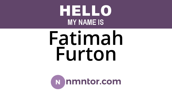 Fatimah Furton