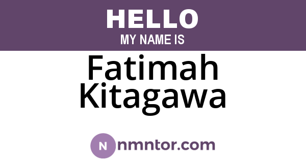 Fatimah Kitagawa