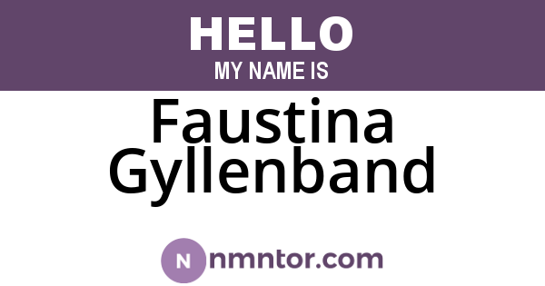 Faustina Gyllenband