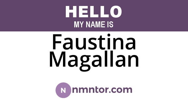 Faustina Magallan