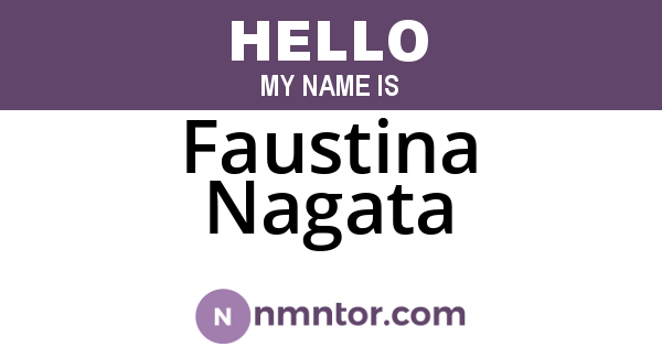 Faustina Nagata