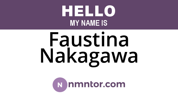 Faustina Nakagawa