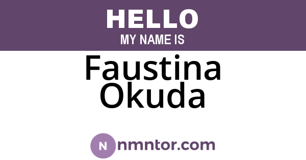 Faustina Okuda