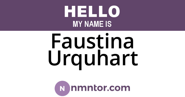 Faustina Urquhart