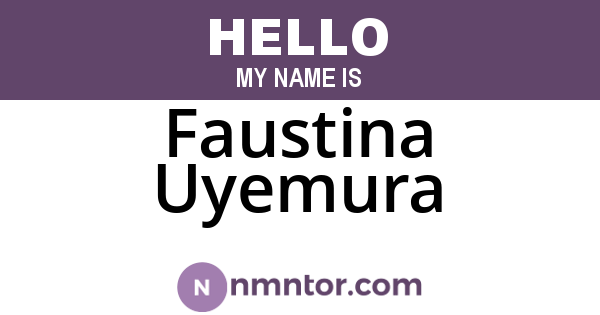 Faustina Uyemura