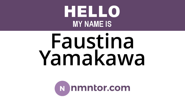 Faustina Yamakawa