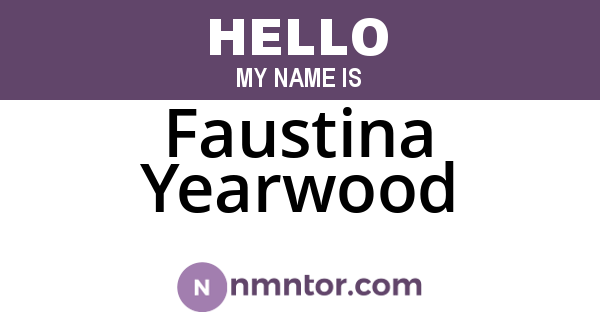 Faustina Yearwood