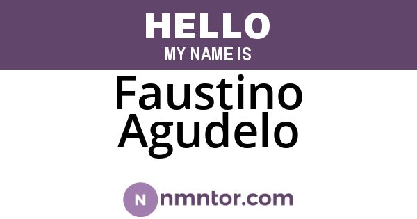 Faustino Agudelo