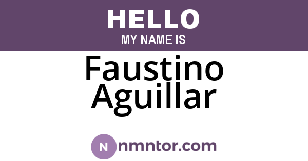 Faustino Aguillar