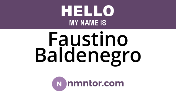Faustino Baldenegro
