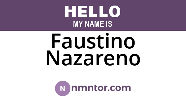 Faustino Nazareno
