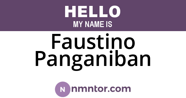 Faustino Panganiban