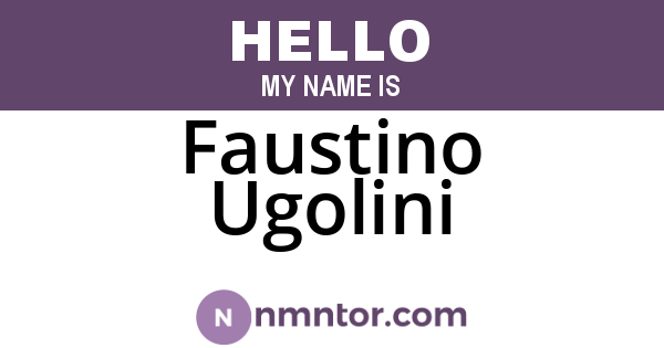 Faustino Ugolini
