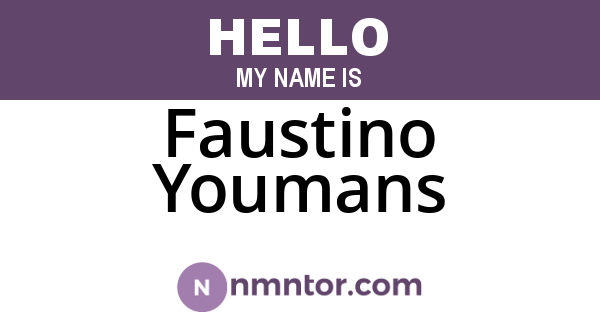 Faustino Youmans