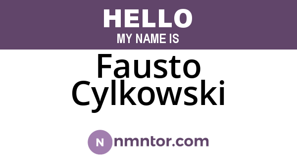 Fausto Cylkowski