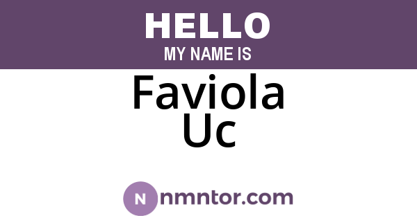 Faviola Uc