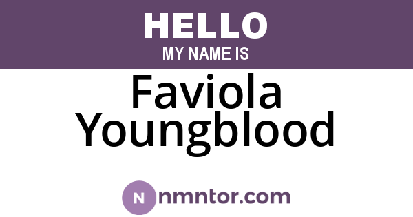 Faviola Youngblood