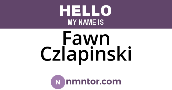 Fawn Czlapinski