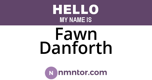 Fawn Danforth