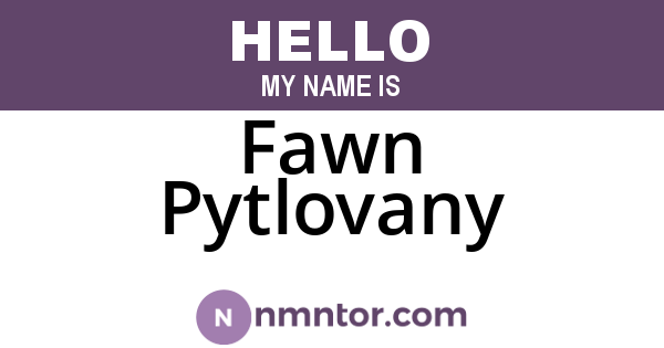 Fawn Pytlovany