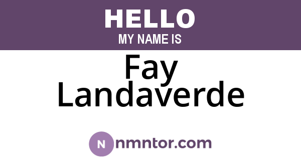 Fay Landaverde