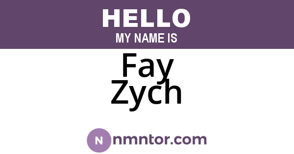 Fay Zych