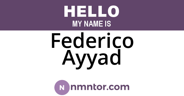 Federico Ayyad