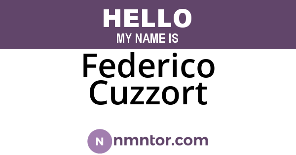Federico Cuzzort
