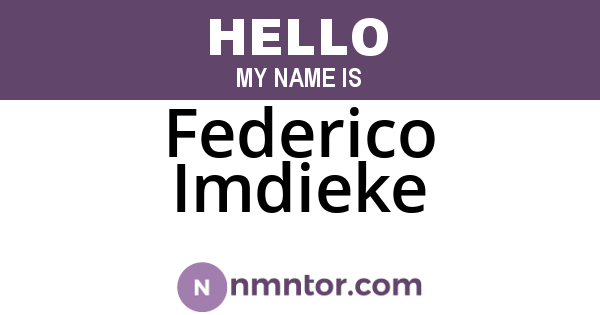 Federico Imdieke