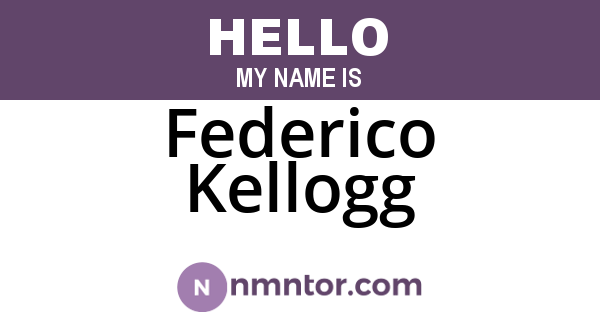Federico Kellogg