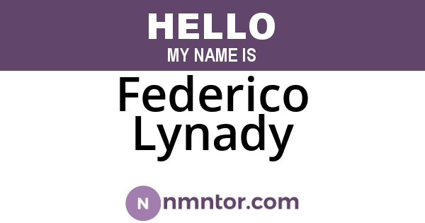Federico Lynady