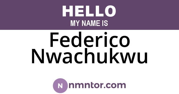 Federico Nwachukwu