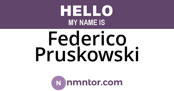 Federico Pruskowski
