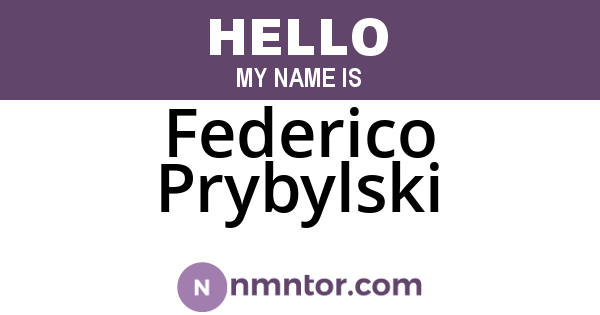 Federico Prybylski