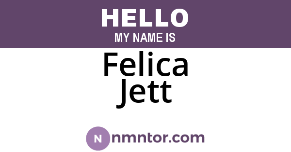 Felica Jett