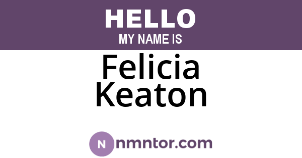 Felicia Keaton