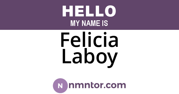 Felicia Laboy