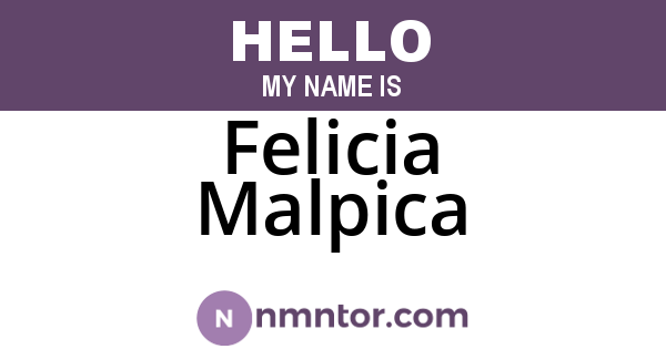Felicia Malpica