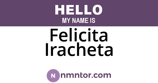 Felicita Iracheta