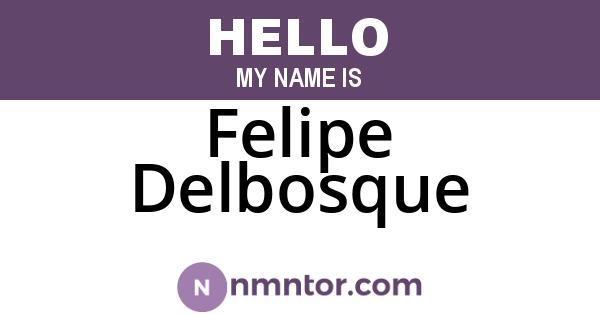 Felipe Delbosque