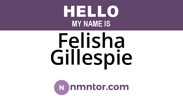 Felisha Gillespie