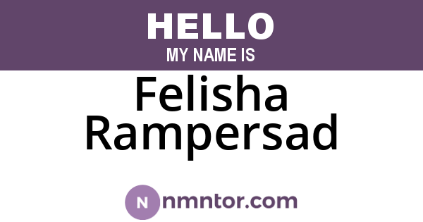 Felisha Rampersad