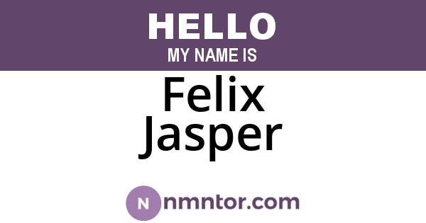 Felix Jasper