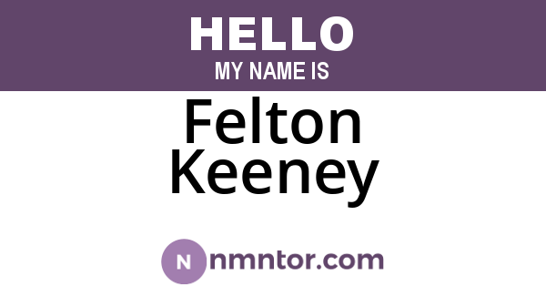 Felton Keeney