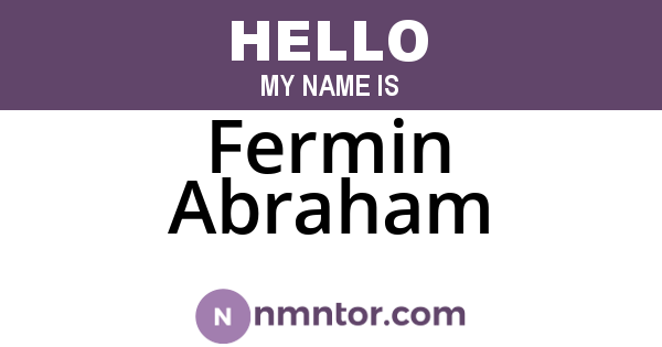 Fermin Abraham