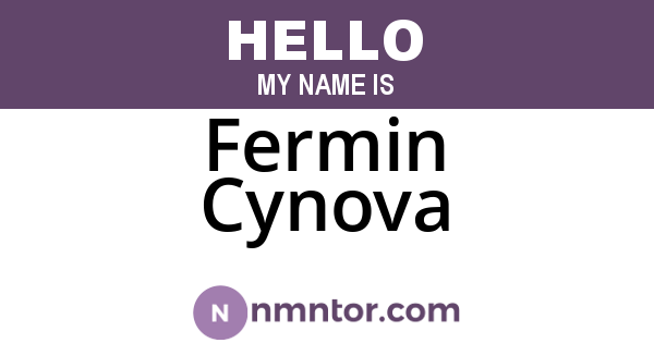 Fermin Cynova