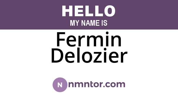 Fermin Delozier