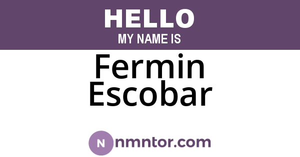 Fermin Escobar